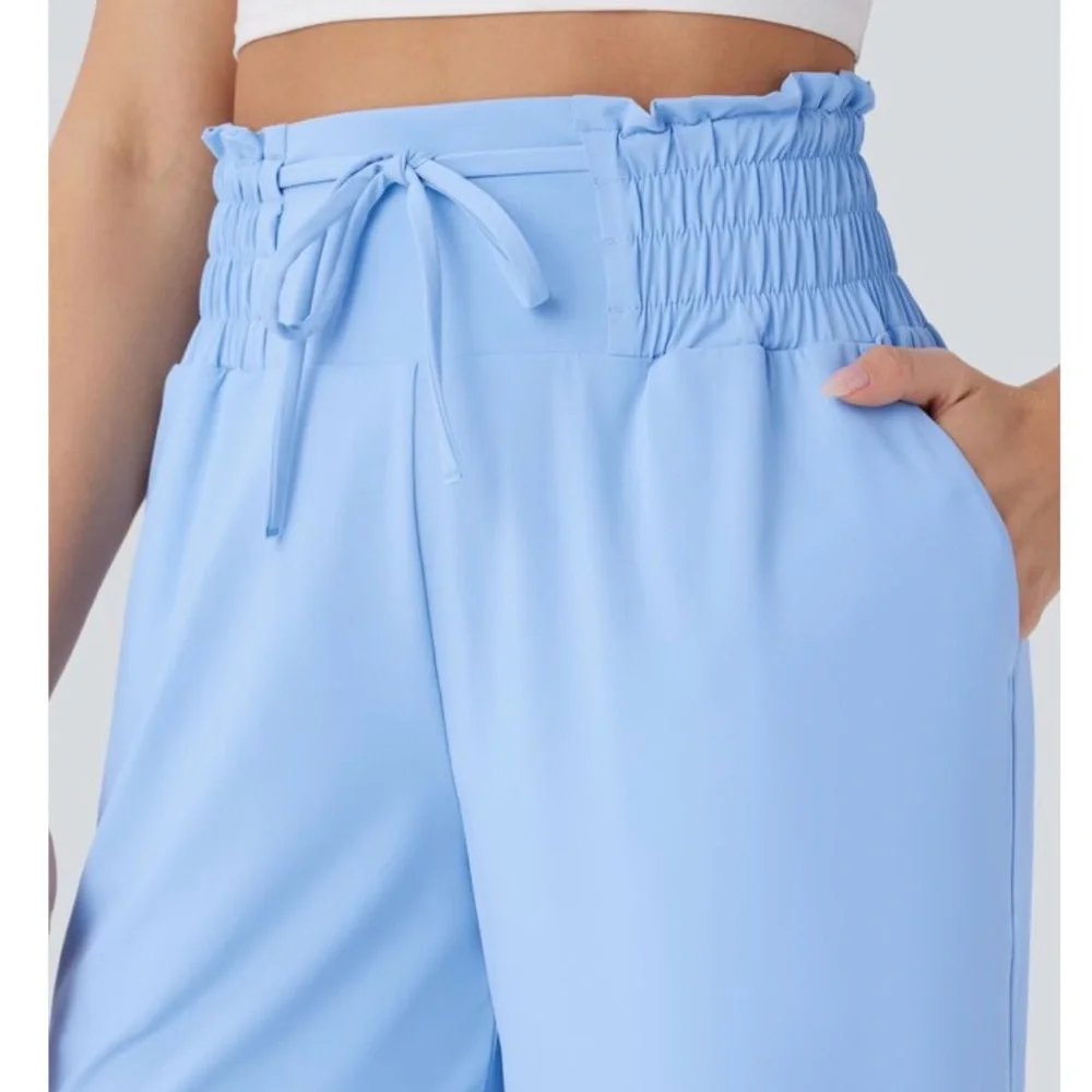 HALARA Women's Sky Blue Wide-Leg Pants small - Picture 5 of 16